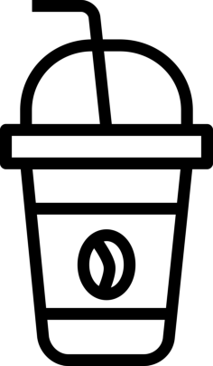 Coffee Cup Outline Icon Svg Set, Free Vectors File
